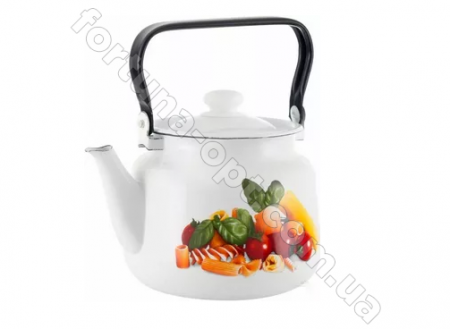 Чайник эмалированный 3,5 л 2713/2 Паста ✅ базовая цена 232.49 грн. ✔ Опт ✔ Скидки ✔ Заходите! - Интернет-магазин ✅ Фортуна-опт ✅