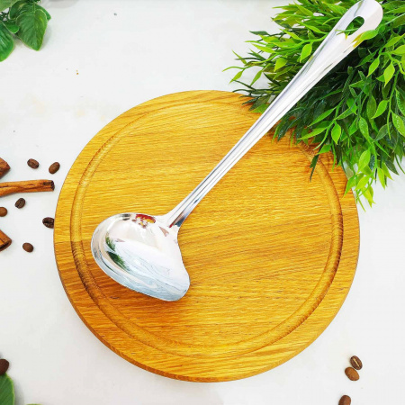 Половник кухонный с носиком из нержавеющей стали A-Plus - 0224  ✅ картинка - Интернет-магазин ✅ Fortuna-opt.com.ua. ✅ Половник кухонный с носиком из нержавеющей стали A-Plus - 0224  ✅ базовая цена $0.94 ✔ Опт ✔ Скидки ✔ Заходите! - Интернет-магазин ✅ Фортуна-опт ✅