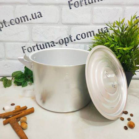 Кастрюля алюминиевая цилиндрическая 4,5л Interos 0045 ✅ базовая цена 392.67 грн. ✔ Опт ✔ Скидки ✔ Заходите! - Интернет-магазин ✅ Фортуна-опт ✅