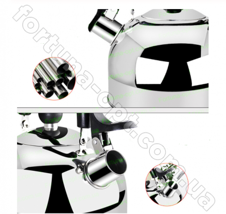 Чайник нержавеющий для плиты A-Plus - 1322 3 л ✅ базовая цена $6.46 ✔ Опт ✔ Скидки ✔ Заходите! - Интернет-магазин ✅ Фортуна-опт ✅