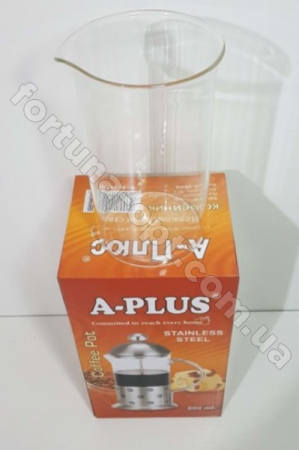 Колба к заварнику-пресс 800 мл 1028 (А-Плюс) ✅ картинка - Интернет-магазин ✅ Fortuna-opt.com.ua. ✅ Колба к заварнику-пресс 800 мл 1028 (А-Плюс) ✅ базовая цена $2.49 ✔ Опт ✔ Скидки ✔ Заходите! - Интернет-магазин ✅ Фортуна-опт ✅