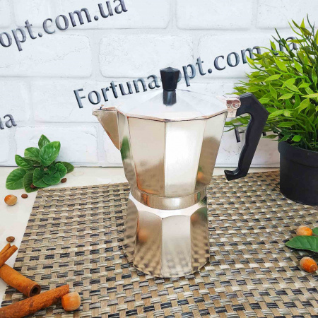 Гейзерная кофеварка (алюминий) 6 ч A-Plus - 2082 ✅ базовая цена $5.97 ✔ Опт ✔ Скидки ✔ Заходите! - Интернет-магазин ✅ Фортуна-опт ✅