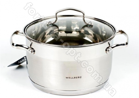 Кастрюля WELLBERG WB 02177 ✅ картинка - Интернет-магазин ✅ Fortuna-opt.com.ua. ✅ Кастрюля WELLBERG WB 02177 ✅ базовая цена 464.74 грн. ✔ Опт ✔ Скидки ✔ Заходите! - Интернет-магазин ✅ Фортуна-опт ✅