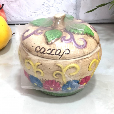 Сахарница Яблоко  -2960 ✅ базовая цена 35.52 грн. ✔ Опт ✔ Скидки ✔ Заходите! - Интернет-магазин ✅ Фортуна-опт ✅