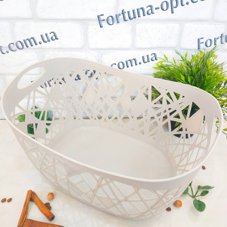 Корзина-плетенка с ручками 38*30,5*19 см - Stenson - 87982 ✅ базовая цена $4.04 ✔ Опт ✔ Скидки ✔ Заходите! - Интернет-магазин ✅ Фортуна-опт ✅