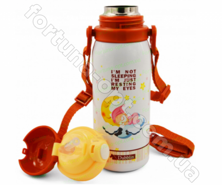 Термос детский-поилка с трубочкой A-Plus - 1624 - 450 мл ➜ фото ➜р озн цена $4.83 -Интернет-магазин ✅ Fortuna-opt.com.ua. ✅