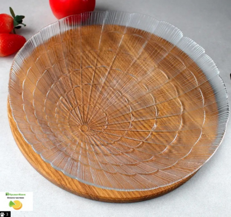 Блюдо круглое большое Атлантис 320 мм -  10239 ✅ базовая цена 37.50 грн. ✔ Опт ✔ Скидки ✔ Заходите! - Интернет-магазин ✅ Фортуна-опт ✅
