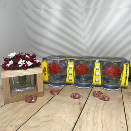 Стаканы "Цветочная симфония" 6 шт/наб 285 мл 8228 ✅ базовая цена 173.21 грн. ✔ Опт ✔ Скидки ✔ Заходите! - Интернет-магазин ✅ Фортуна-опт ✅