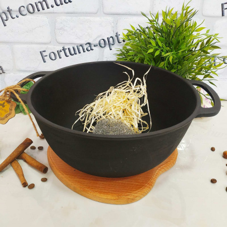 Кастрюля чугунная литая без крышки 5л Т 0403 ✅ базовая цена 654.17 грн. ✔ Опт ✔ Скидки ✔ Заходите! - Интернет-магазин ✅ Фортуна-опт ✅