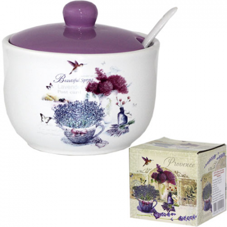 Сахарница керам 450 мл Прованс 2242-6 ✅ базовая цена 104.55 грн. ✔ Опт ✔ Скидки ✔ Заходите! - Интернет-магазин ✅ Фортуна-опт ✅