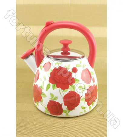 Чайник эмалированый со свистком 2.8 л A-Plus-2052 ✅картинка - Интернет-магазин ✅ Fortuna-opt.com.ua. ✅ Чайник эмалированый со свистком 2.8 л A-Plus-2052 ✅ базовая цена $14.92 ✔ Опт ✔ Скидки ✔ Заходите! - Интернет-магазин ✅ Фортуна-опт ✅