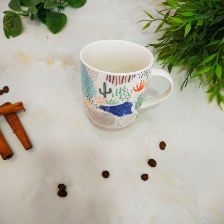 Чашка 360 мл "Enjoy" 00687 ✅ базовая цена $1.61 ✔ Опт ✔ Скидки ✔ Заходите! - Интернет-магазин ✅ Фортуна-опт ✅