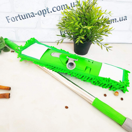 Полотер с микрофиброй и телескопической ручкой - 4515 ✅ базовая цена $4.74 ✔ Опт ✔ Скидки ✔ Заходите! - Интернет-магазин ✅ Фортуна-опт ✅