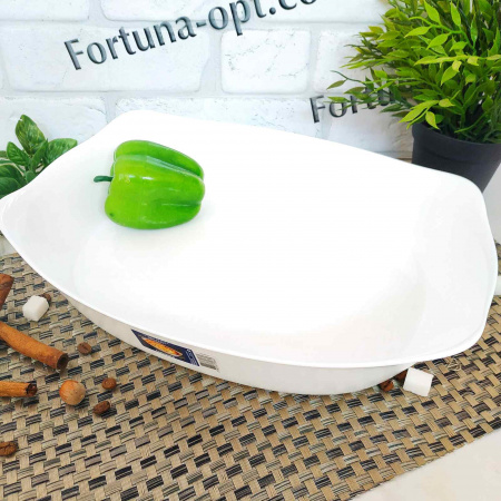 Форма для запекания Люминарк прямоугольная 38*27 см SMART CUISINE CARINE 8330 ✅ базовая цена 408.48 грн. ✔ Опт ✔ Скидки ✔ Заходите! - Интернет-магазин ✅ Фортуна-опт ✅