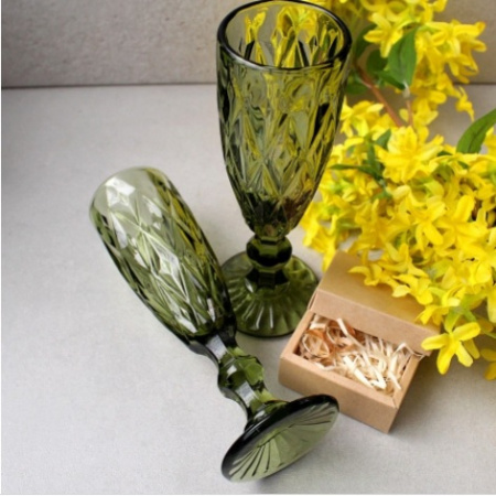 Бокал для шампанского Blue 150 гр 6 шт/наб A-Plus - 9021 ✅ базовая цена $1.55 ✔ Опт ✔ Скидки ✔ Заходите! - Интернет-магазин ✅ Фортуна-опт ✅