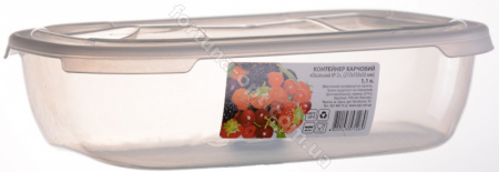 Емкость герметичная для хранения продуктов овал 2 л - 0490 ✅ базовая цена 33.13 грн. ✔ Опт ✔ Скидки ✔ Заходите! - Интернет-магазин ✅Фортуна-опт ✅