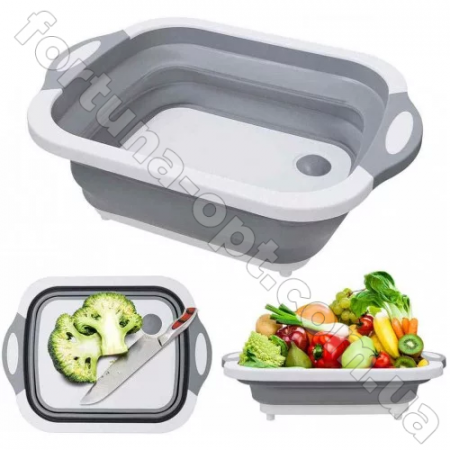 Складная разделочная доска силиконовая - 7109 ✅ базовая цена $3.28 ✔ Опт ✔ Скидки ✔ Заходите! - Интернет-магазин ✅ Фортуна-опт ✅