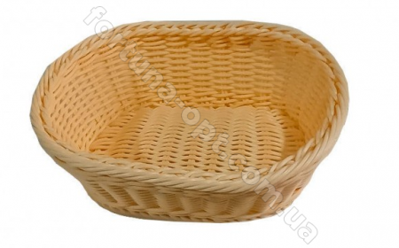 Плетенная корзинка для хлеба пластик Empire М - 9784 250*200 мм ✅ базовая цена $2.23 ✔ Опт ✔ Скидки ✔ Заходите! - Интернет-магазин ✅ Фортуна-опт ✅ 