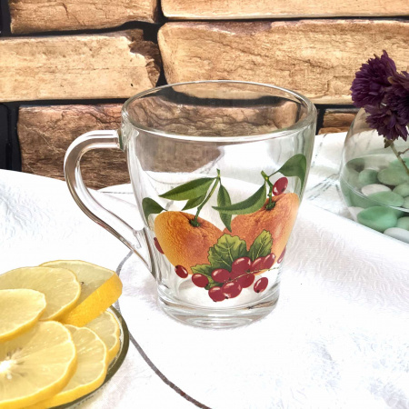 Чашка стеклянная Грация 280 мл Фрукты - 8121 ✅ базовая цена 19.54 грн. ✔ Опт ✔ Скидки ✔ Заходите! - Интернет-магазин ✅ Фортуна-опт ✅