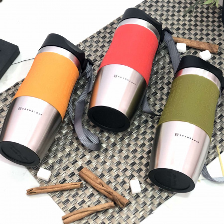 Термокружка с ручкой-ремешком Edenberg EB - 623 - 0,38 л➜ фото розн. цена$8.10 - Интернет магазин ✅ Fortuna-opt.com.ua. ✅