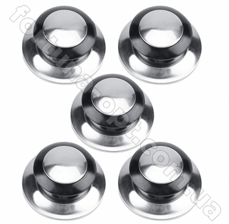 Ручка на крышку из нержавейки с пластиком Empire EM - 0857 ✅ базовая цена $0.25 ✔ Опт ✔ Скидки ✔ Заходите! - Интернет-магазин ✅ Фортуна-опт ✅