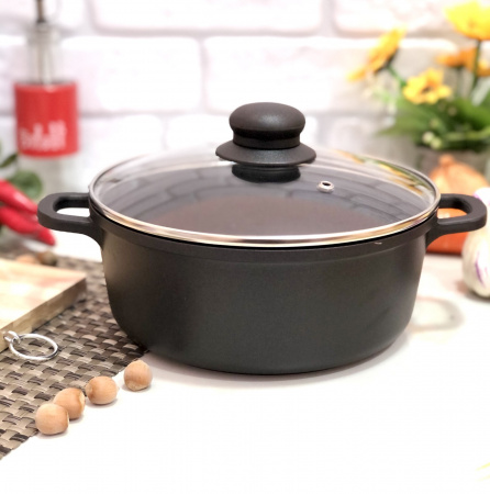 Казан с антипригарным покрытием A-Plus - 1992 - 3,2 л - 24 см ✅ базовая цена $16.46 ✔ Опт ✔ Скидки ✔ Заходите! - Интернет-магазин ✅ Фортуна-опт ✅