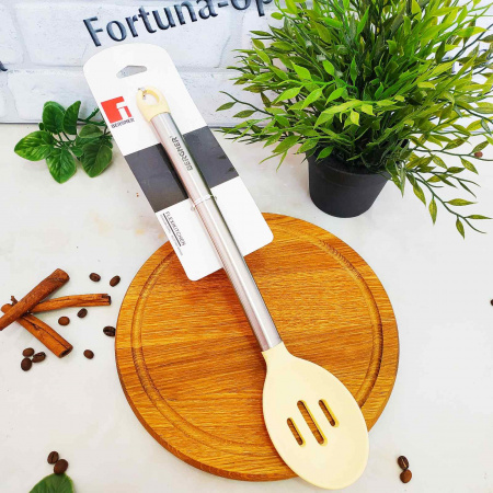 Ложка с дырками силиконовая кухонная Bergner - BG 3362 ✅ базовая цена $3.71 ✔ Опт ✔ Скидки ✔ Заходите! - Интернет-магазин ✅ Фортуна-опт ✅