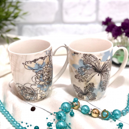 Чашка керамическая 360 мл Мираж - 16125-10 ✅ базовая цена $21.31 ✔ Опт ✔ Скидки ✔ Заходите! - Интернет-магазин ✅ Фортуна-опт ✅