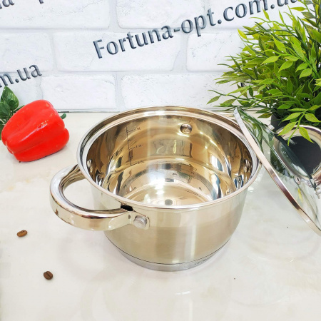 Набор из нержавеющих кастрюль A-Plus 2185➜ Опт и розница ✅ актуальная цена -Интернет магазин ✅ Фортуна ✅
