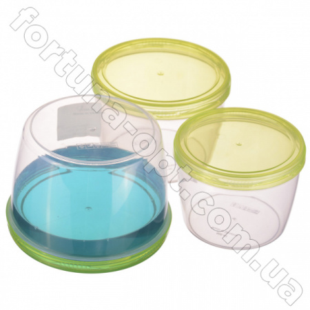 Набор контейнеров Twist Box - 1186 - 3 шт ✅ базовая цена 17.48 грн. ✔ Опт ✔ Скидки ✔ Заходите! - Интернет-магазин ✅Фортуна-опт ✅