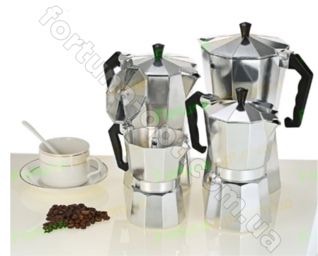 Гейзерная кофеварка алюминиевая Frico FRU - 173 - на 9 чашек ✅ базовая цена $6.75 ✔ Опт ✔ Скидки ✔ Заходите! - Интернет-магазин ✅ Фортуна-опт ✅