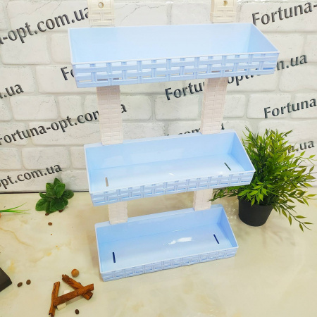 Полка для ванной комнаты прямая 3-ярусная пластик Ротанг - 0713 ✅ картинка - Интернет-магазин ✅ Fortuna-opt.com.ua. ✅ Полка для ванной комнаты прямая 3-ярусная пластик Ротанг - 0713 ✅ базовая цена 142.97 грн. ✔ Опт ✔ Скидки ✔ Заходите! - Интернет-магазин ✅ Фортуна-опт ✅