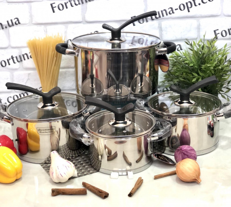 Набор современной посуды Edenberg EB - 3713 ✅ картинка - Интернет-магазин ✅ Fortuna-opt.com.ua. ✅ Набор современной посуды Edenberg EB - 3713➜ Опт и розница ✅ актуальная цена -Интернет магазин ✅ Фортуна ✅