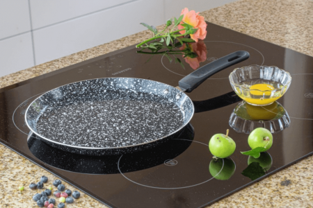 Сковорода для блинов мраморное покрытие Benson BN - 553 24 см ✅ базовая цена $6.52 ✔ Опт ✔ Скидки ✔ Заходите! - Интернет-магазин ✅ Фортуна-опт ✅