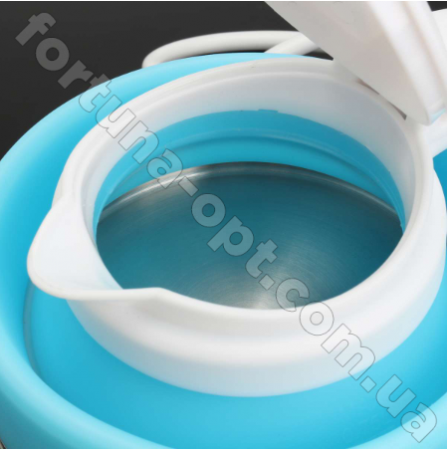 Складной силиконовый электрочайник Electric Kettle - 7107 ✅ базовая цена $10.74 ✔ Опт ✔ Скидки ✔ Заходите! - Интернет-магазин ✅ Фортуна-опт ✅