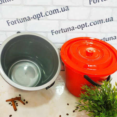 Ведро 11л пищевое с крышкой Эталон 0005 ✅ картинка - Интернет-магазин ✅ Fortuna-opt.com.ua. ✅ Ведро 11л пищевое с крышкой Эталон 0005 ✅базовая цена 104.22 грн. ✔ Опт ✔ Скидки ✔ Заходите! - Интернет-магазин ✅ Фортуна-опт ✅
