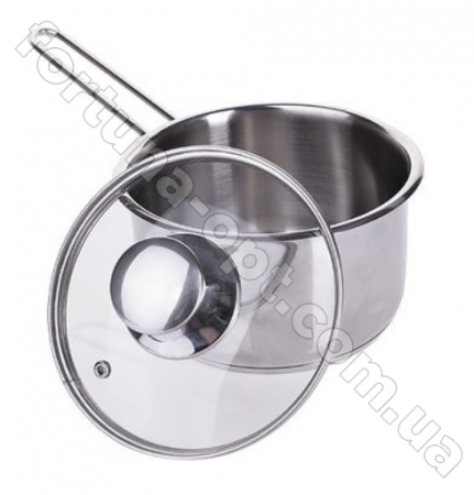 Ковш с тяжелым дном Arian - 2316 - 1,5 л - 14 см ✅ изображение - Интернет-магазин ✅ Fortuna-opt.com.ua. ✅ Ковш с тяжелым дном Arian - 2316 - 1,5 л - 14 см ✅ базовая цена 265 грн. ✔ Опт ✔ Скидки ✔ Заходите! - Интернет-магазин ✅ Фортуна-опт ✅