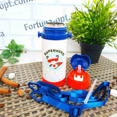 Термос детский из нержавеющей стали с трубочкой A-Plus 1778 - 350 мл ➜ картинка -Интернет-магазин ✅ Fortuna-opt.com.ua. ✅ Термос детский из нержавеющей стали с трубочкой A-Plus 1778 - 350 мл ➜ фото ➜ розн цена $4.87 - Интернет-магазин ✅ Fortuna-opt.com.ua. ✅