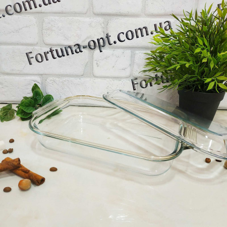Противень термостекло прямоугольный с крышкой A-Plus - 4010 ✅ базовая цена $6.38 ✔ Опт ✔ Скидки ✔ Заходите! - Интернет-магазин ✅ Фортуна-опт ✅