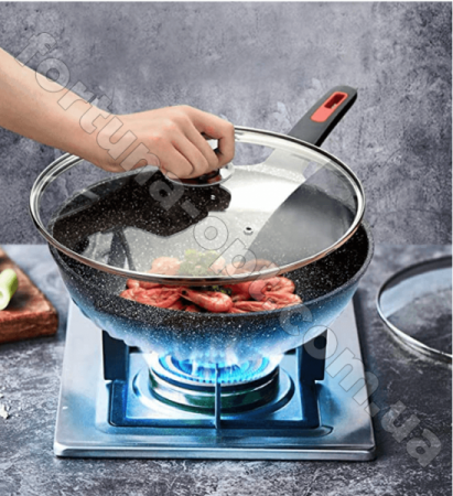 Крышка стеклянная для сковороды Stenson - 2626 - 26 см ✅ базовая цена $1.27 ✔ Опт ✔ Скидки ✔ Заходите! - Интернет-магазин ✅ Фортуна-опт ✅