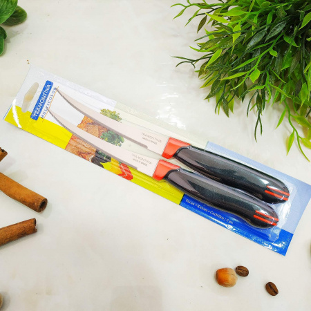 Нож для томата 127 мм 2 шт/набор Трамонтина MULTICOLOR черная ручка 23512/205 ✅ базовая цена 206.47 грн. ✔ Опт ✔ Скидки ✔ Заходите! - Интернет-магазин ✅ Фортуна-опт ✅