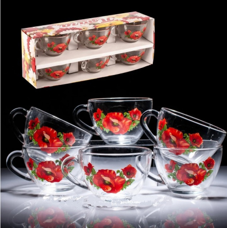 Набор чашек 6 предметов Прага 8250 ✅ базовая цена 127.87 грн. ✔ Опт ✔ Скидки ✔ Заходите! - Интернет-магазин ✅ Фортуна-опт ✅