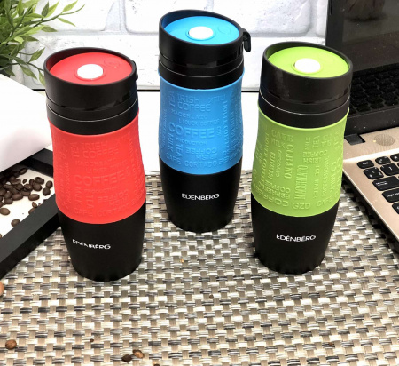 Термокружка Edenberg EB - 625 - 0,38 л ➜ фото ➜ розн цена $7.93 - Интернет-магазин ✅ Fortuna-opt.com.ua. ✅