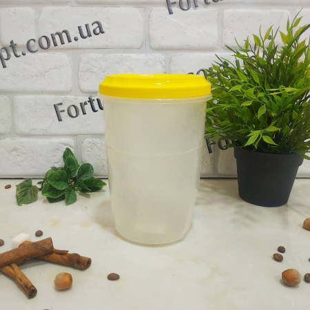 Емкость для сыпучих 1,5 л Снежинка 1500 ✅ базовая цена 28.58 грн. ✔ Опт ✔ Скидки ✔ Заходите! - Интернет-магазин ✅ Фортуна-опт ✅