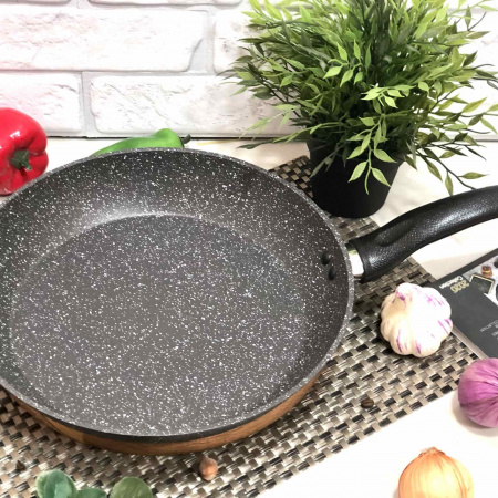 Сковорода 30 см мраморное покрытие A-PLUS 1486 ✅ картинка - Интернет-магазин ✅ Fortuna-opt.com.ua. ✅ Сковорода 30 см мраморное покрытие A-PLUS 1486 ✅ базовая цена $11.41 ✔ Опт ✔ Скидки ✔ Заходите! - Интернет-магазин ✅ Фортуна-опт ✅